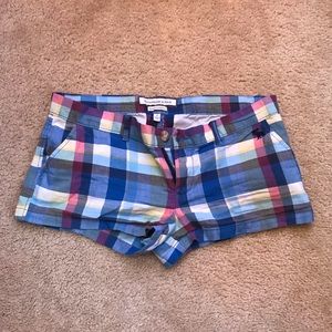 Abercrombie & Fitch plaid shorts